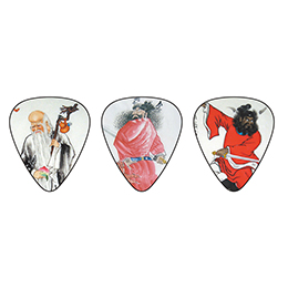 AP-R1 Printed Celluloid Picks (One Side)