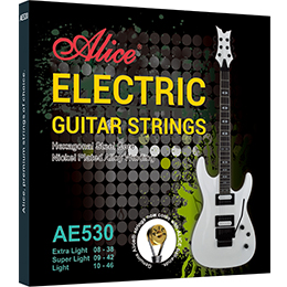 AE536-7SL Seven-String Electric Guitar String Set, Plated High-Carbon Steel Plain String, Alloy Winding,Multi-layer Nano Coationg