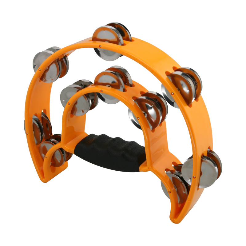 Orange tambourine deals