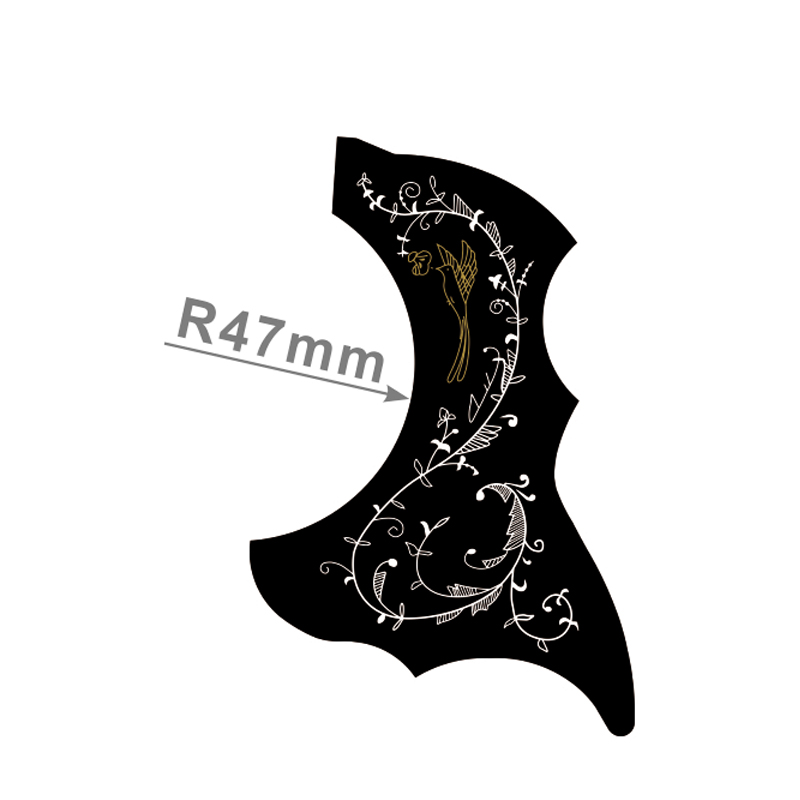 A025M  Flower Pickguard, R47mm