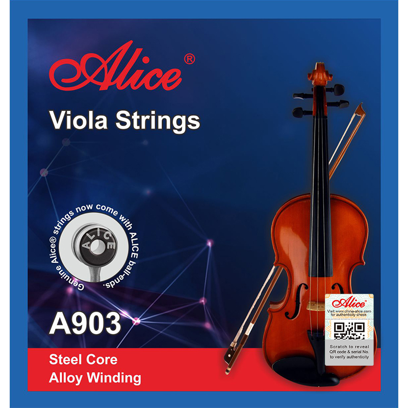 A903 Viola String Set, Steel Core, Alloy Winding