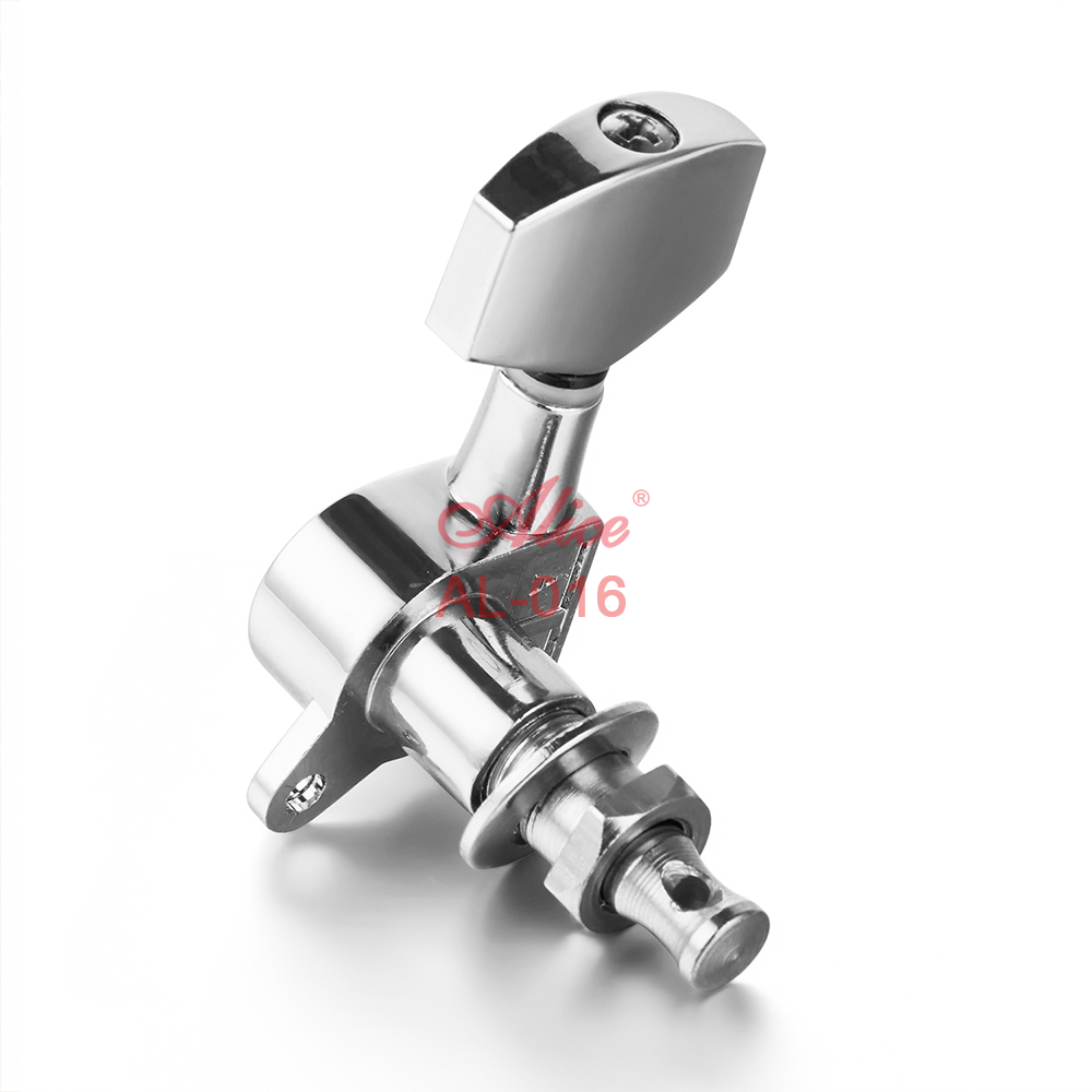 AL-016 Chrome Plated Sealed Machine Head, Zinc Alloy Plate, Chrome Large Peg