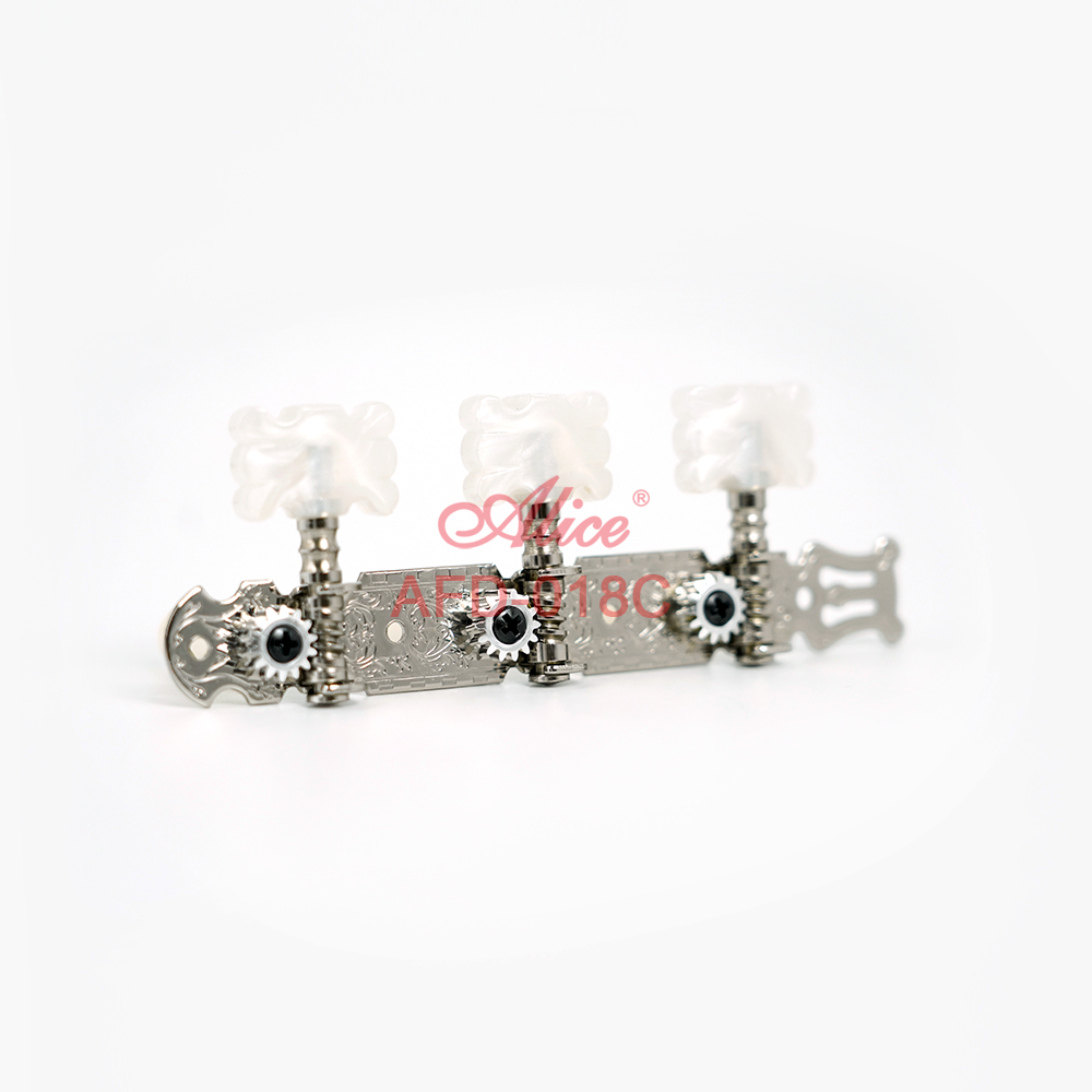 AFD-018C Nickel-Plated Machine Head, Steel Plate, PMMA Flower Peg