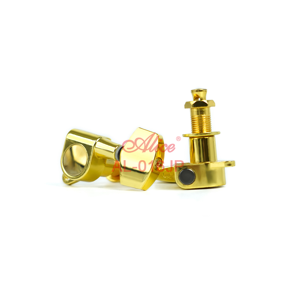 AL-016J Gold Plated Sealed Machine Head, Zinc Alloy Plate, Golden Large Peg