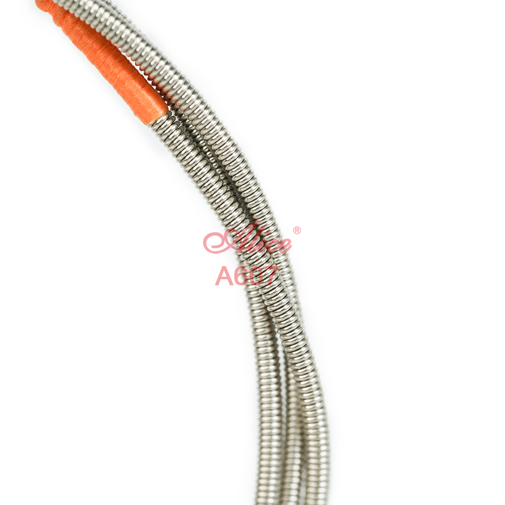 A607 Electric Bass String Set, Nikel Plated Alloy Winding