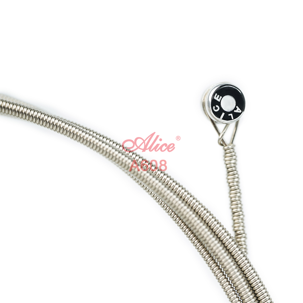 A608 Electric Bass String Set, Nikel Plated Alloy Winding