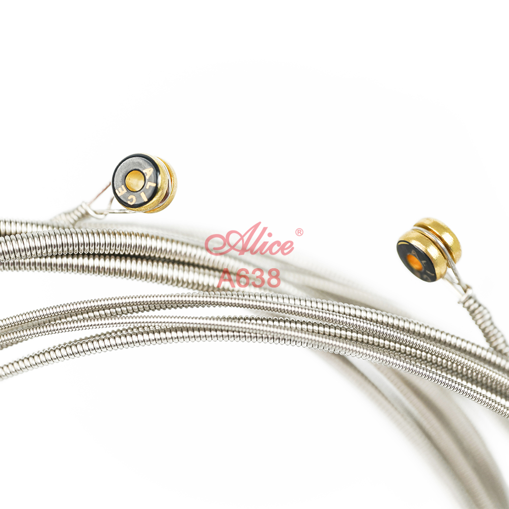 A638 Electric Bass String Set, Nikel Plated Alloy Winding