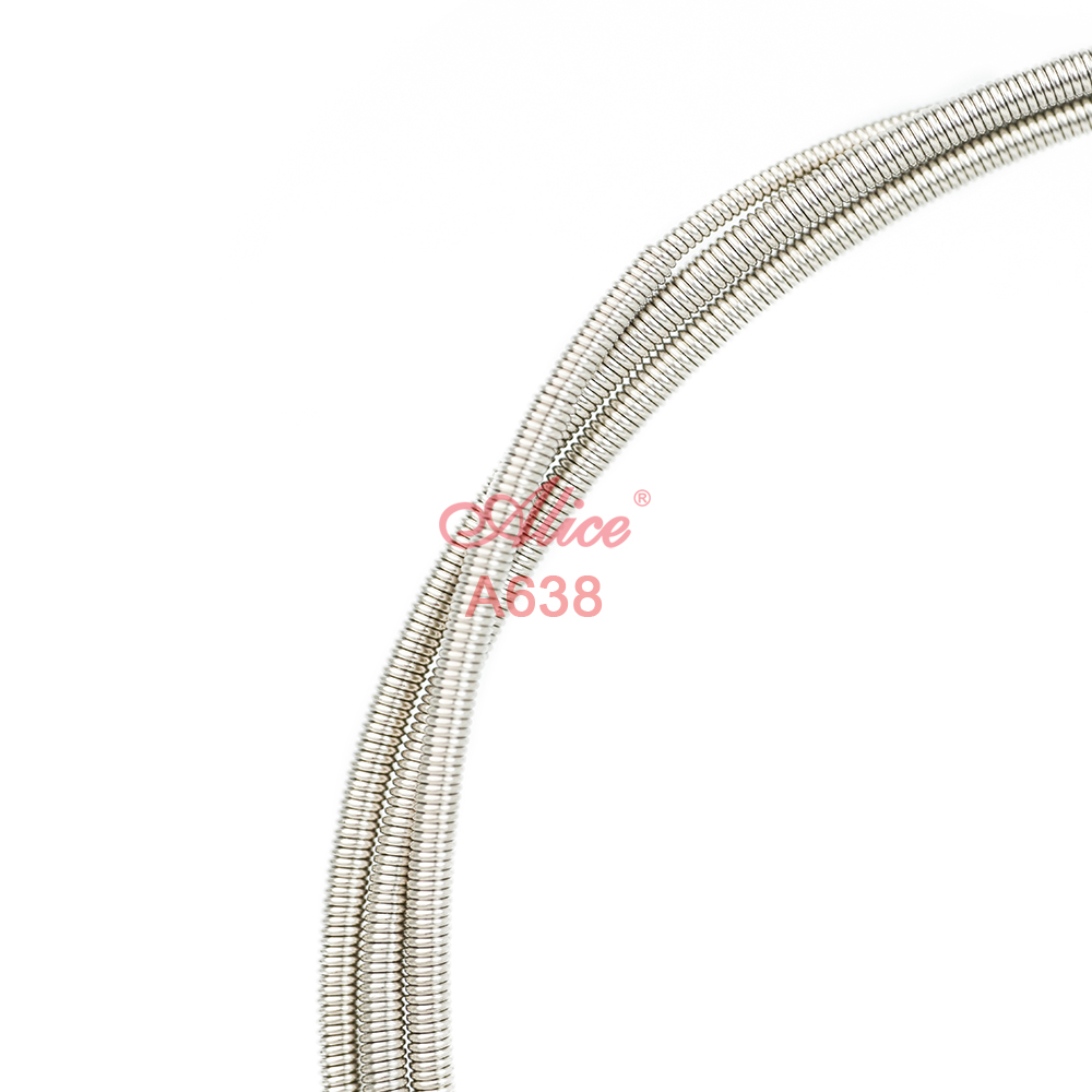A638 Electric Bass String Set, Nikel Plated Alloy Winding
