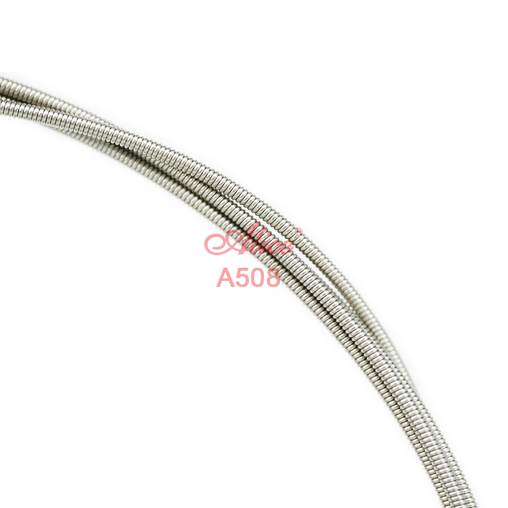 A508 Electric Guitar String Set, Plated Steel Plain String, Nickel Plated Alloy Winding