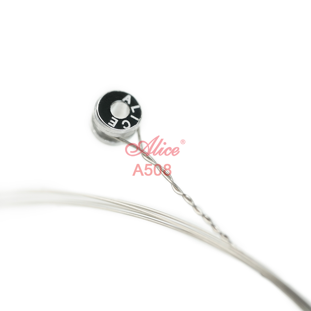 A508 Electric Guitar String Set, Plated Steel Plain String, Nickel Plated Alloy Winding