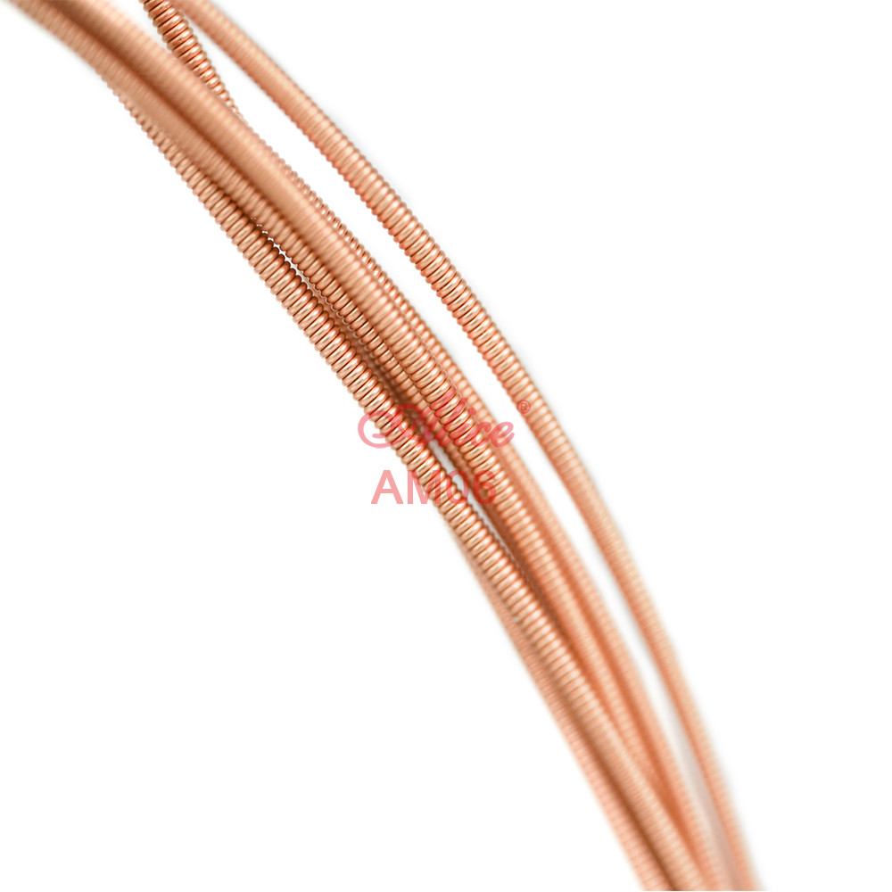 AM06 Mandolin String Set, Plated Steel Plain String, 85/15 Bronze Winding, Anti-Rust Coating