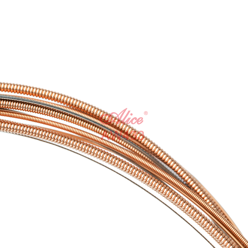 AW433 Acoustic Guitar String Set, Plated Steel Plain String, 85/15 Bronze Winding, Anti-Rust Coating