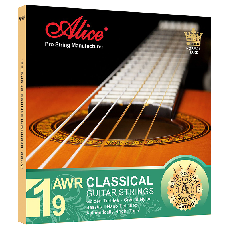 AC136BK Classical Guitar String Set (with a complimentary G string), Black  Nylon Plain String, Coated Copper