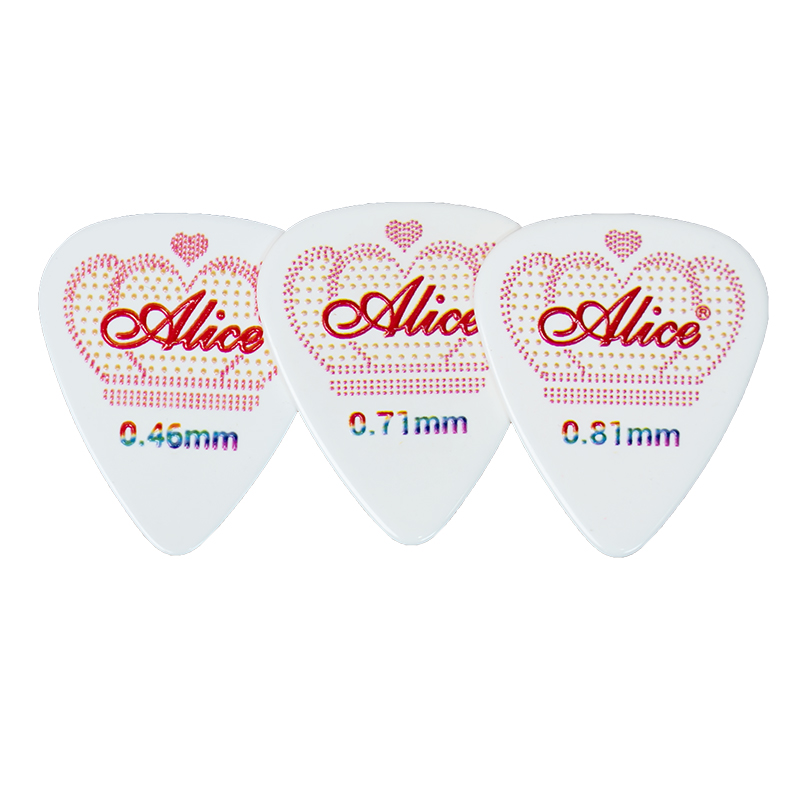 AWR-CR Celluloid Picks (Crown Pattern), Anti-Slip