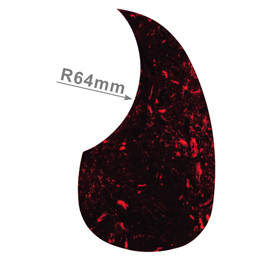 A025C Black Pickguard, R54mm