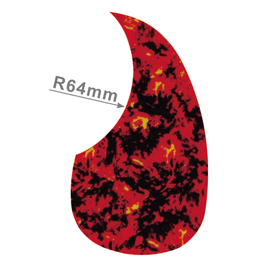 A025R1 Printed Pickguard, R64mm