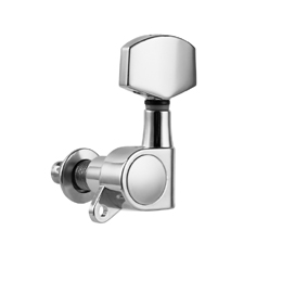 AL-016 Chrome Plated Sealed Machine Head, Zinc Alloy Plate, Chrome Large Peg