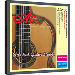 AWR19J Classical Guitar String Set，Golden Crystal Nylon & Carbon, Silver Plated Copper Winding,Multi-layer Nano Coationg
