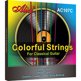 AC148 Classical Guitar String Set, Crystal Nylon Plain String, Sliver Plated 90/10 Bronze Winding,Nano polished coating 