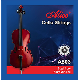 AWR33 Cello String Set, High-Carbon Steel Core, Ni-Cr Winding