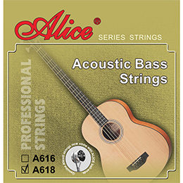 A618 Acoustic Bass String Set, Copper Alloy Winding, Anti-Rust Coating