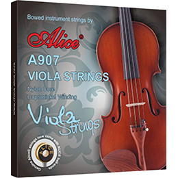 AWR21 Viola String Set, Braided Steel Core, Ni-Cr Winding