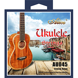 AU045 Ukulele String Set, Crystal Nylon