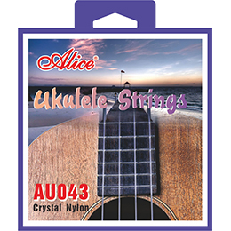 AU02 Ukulele String Set, Modified Nylon (Black)