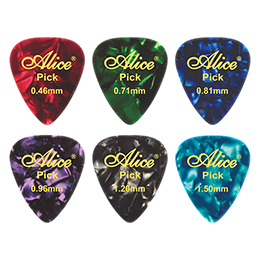 AP-K Foil Stamped Celluloid Picks