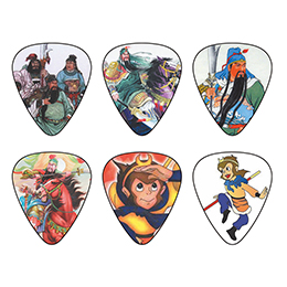 AP-R1 Printed Celluloid Picks (One Side)