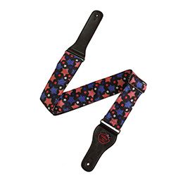 A040-P1 PU Leather Guitar Strap, Vintage Style