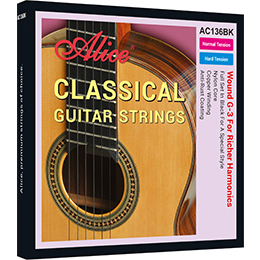 AWR19CJ Classical Guitar String Set，Golden Carbon, Silver Plated Copper Winding, Multi-layer Nano Coationg