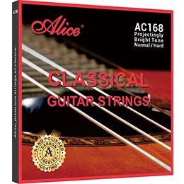 AC107BK Classical Guitar String Set,  Black nylon plain string, Coated Copper Alloy Winding