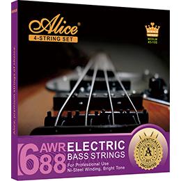 A688 Electric Bass String Set, Nickel Steel Wound