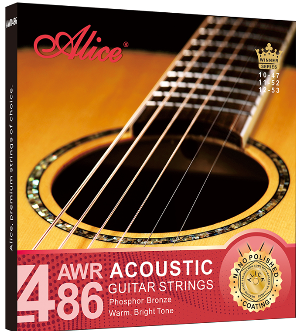 Elevate Your Sound with Our ALICE STRINGS Phosphor Bronze Guitar Strings