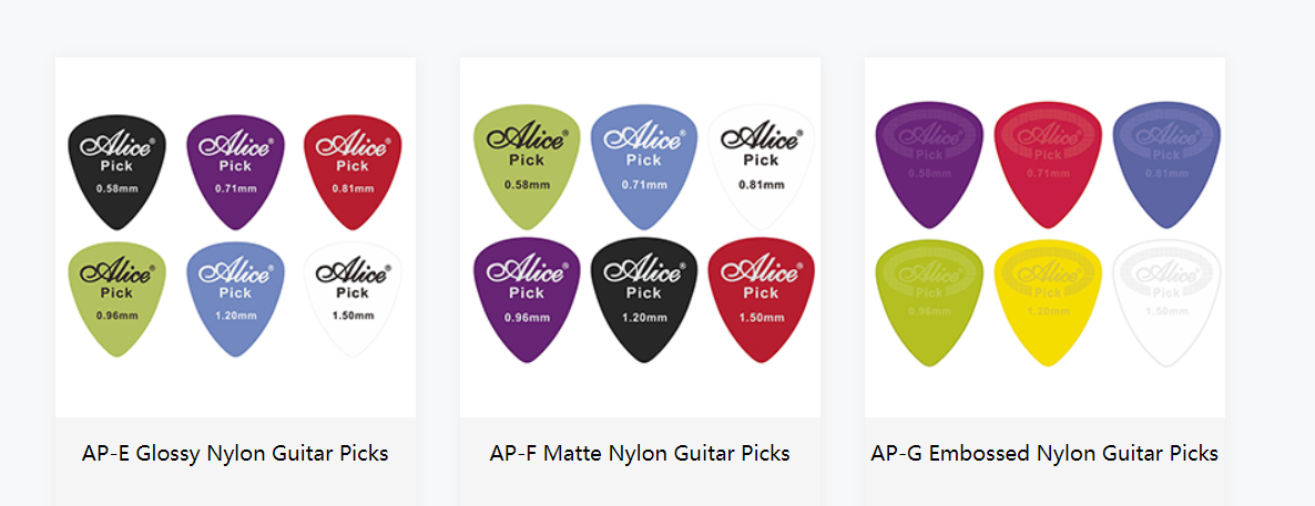 Nylon Guitar Picks